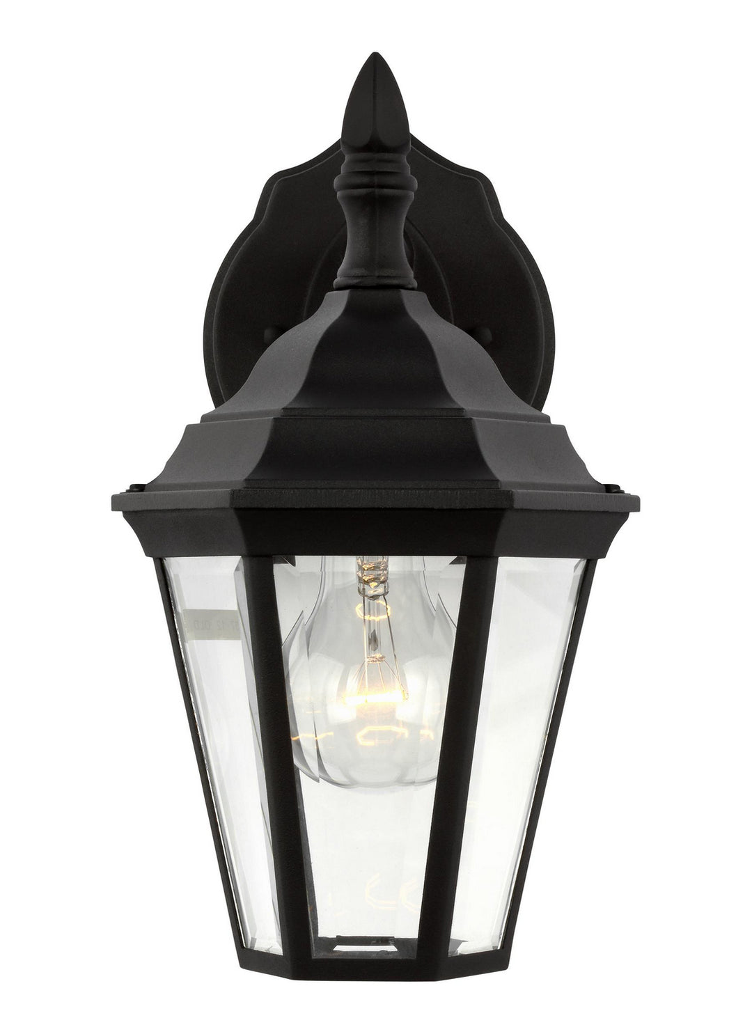 Bakersville One Light Outdoor Wall Lantern in Black - available from The Lighting Shoppe, trusted by Canadian homeowners