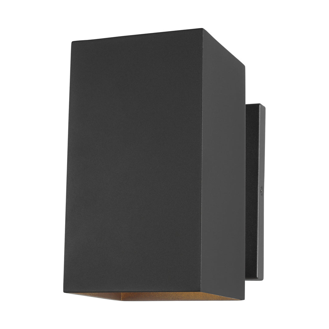 Pohl One Light Outdoor Wall Lantern in Black - available from The Lighting Shoppe, trusted by Canadian homeowners