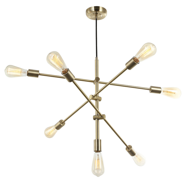 Seven Light Pendant in Aged Brass - available from The Lighting Shoppe, trusted by Canadian homeowners