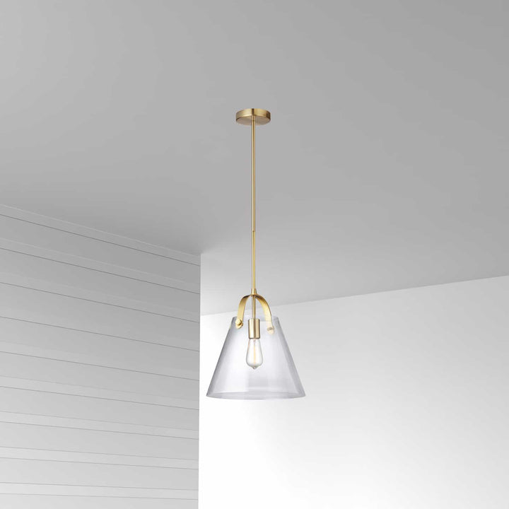 Dainolite Canada - 871P-AGB - One Light Pendant - Polly - Clear