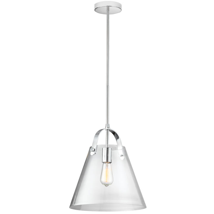 Polly One Light Pendant in Clear - available from The Lighting Shoppe, trusted by Canadian homeowners