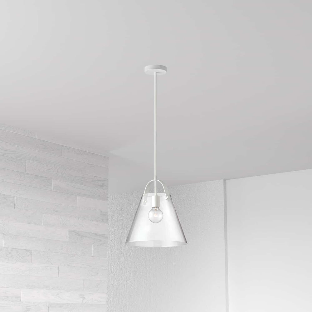 Dainolite Canada - 871P-WH - One Light Pendant - Polly - Clear
