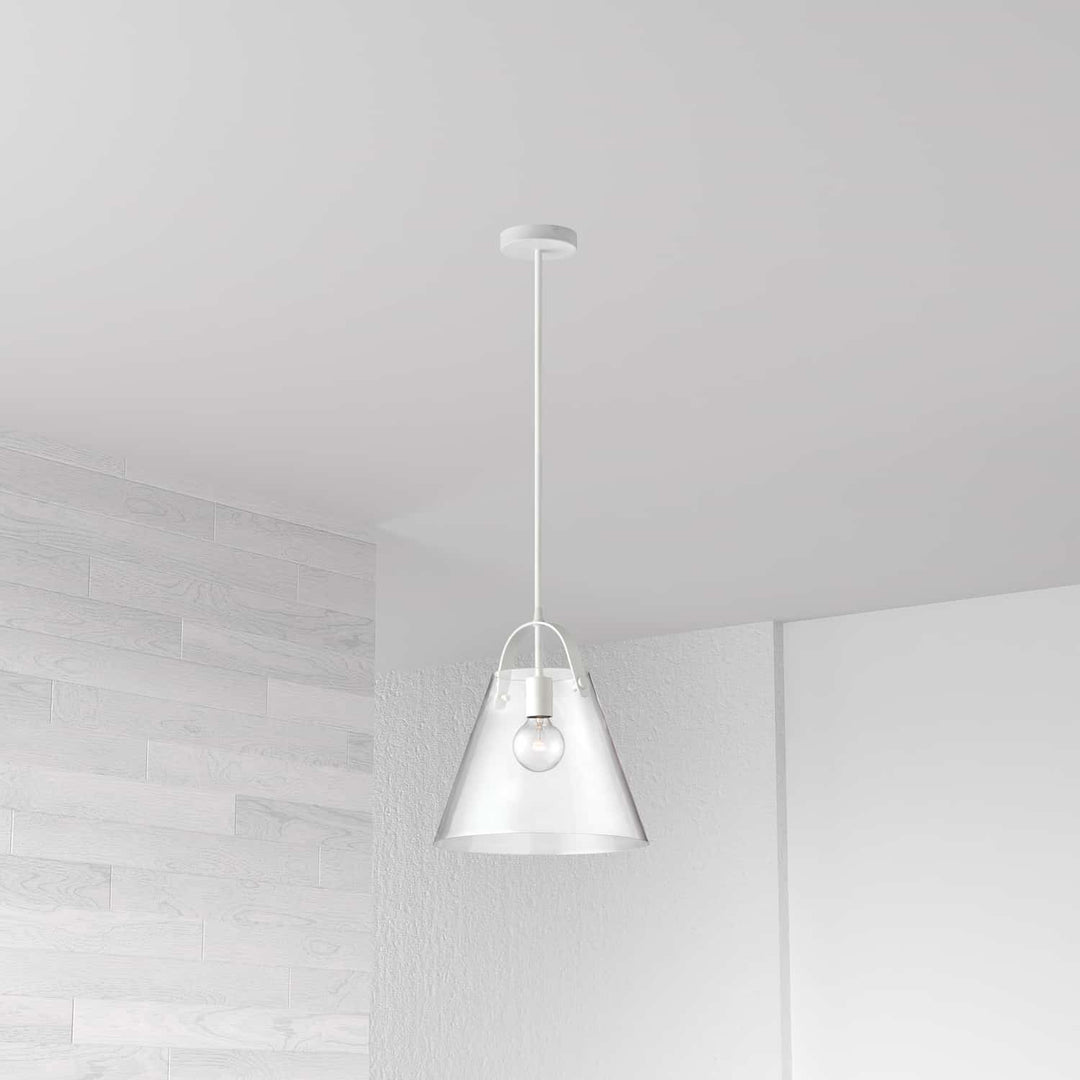 Dainolite Canada - 871P-WH - One Light Pendant - Polly - Clear