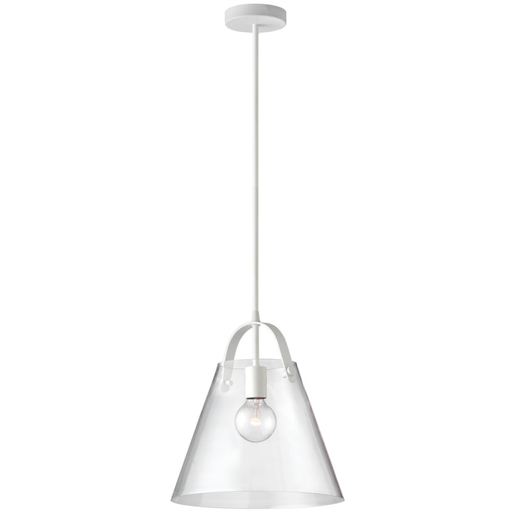 Polly One Light Pendant in Clear - available from The Lighting Shoppe, trusted by Canadian homeowners