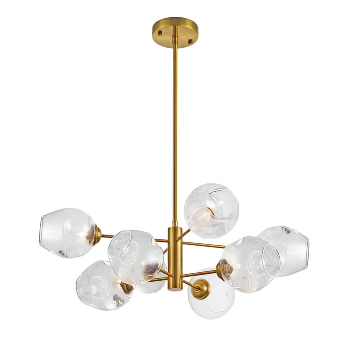 Dainolite Canada - ABI-268P-VB-SP-CLR - Eight Light Pendant - Abii - Vintage Bronze