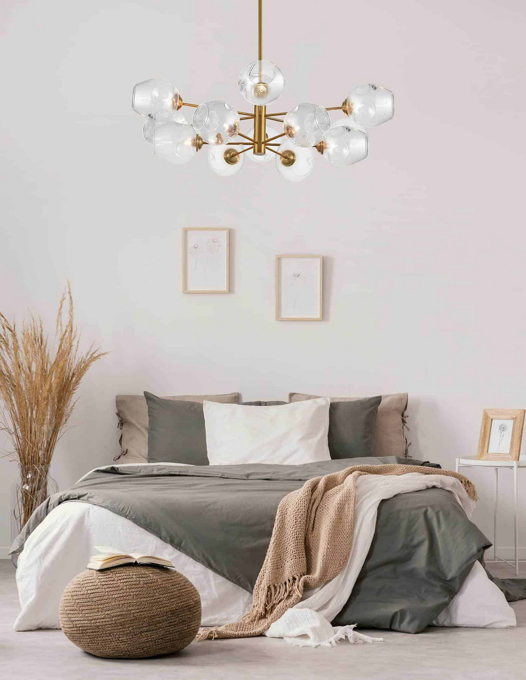 Dainolite Canada - ABI-3312P-VB-SP-CLR - 12 Light Pendant - Abii - Vintage Bronze