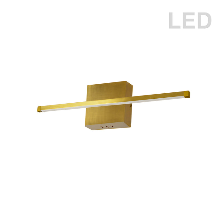 Array LED Wall Sconce in Aged Brass - available from The Lighting Shoppe, trusted by Canadian homeowners