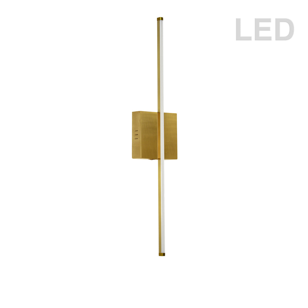 Array LED Wall Sconce in Aged Brass - available from The Lighting Shoppe, trusted by Canadian homeowners