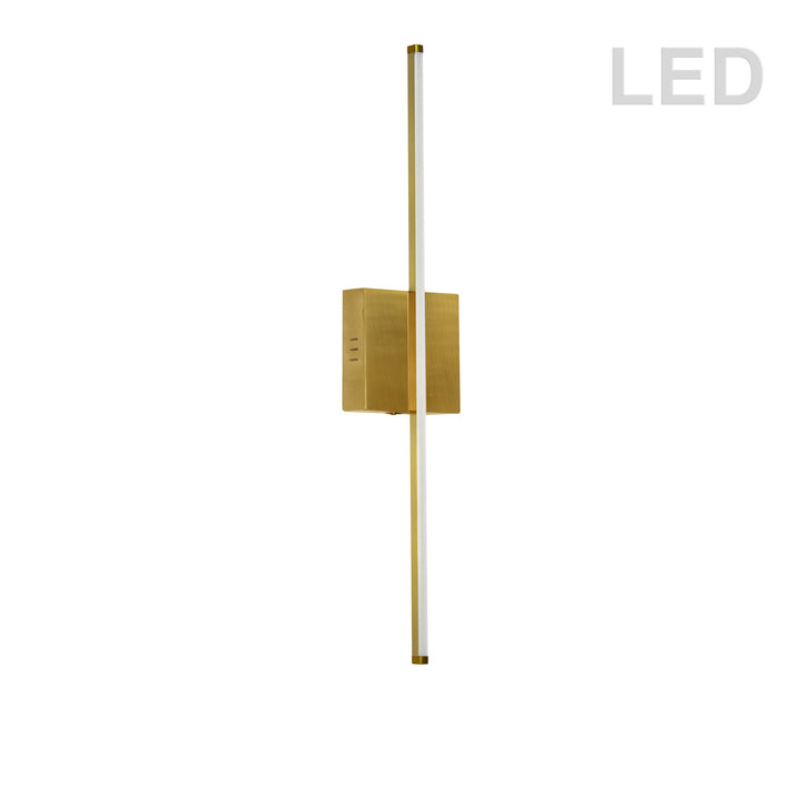 Array LED Wall Sconce in Aged Brass - available from The Lighting Shoppe, trusted by Canadian homeowners