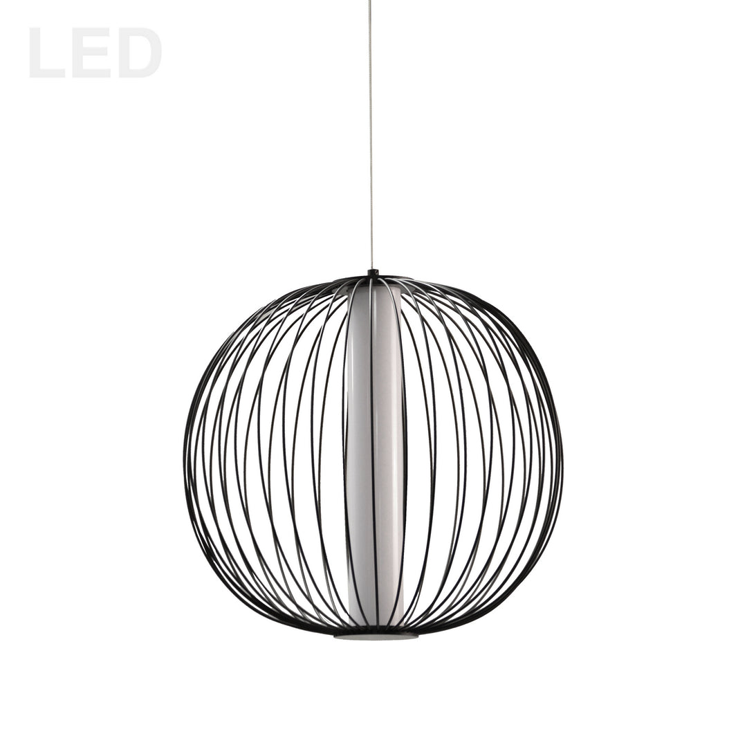 Charlotte LED Pendant in Black - available from The Lighting Shoppe, trusted by Canadian homeowners