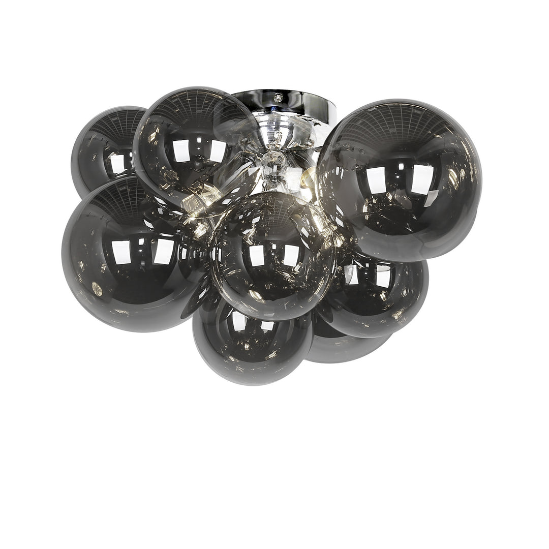 Comet Three Light Flush Mount in Polished Chrome - available from The Lighting Shoppe, trusted by Canadian homeowners