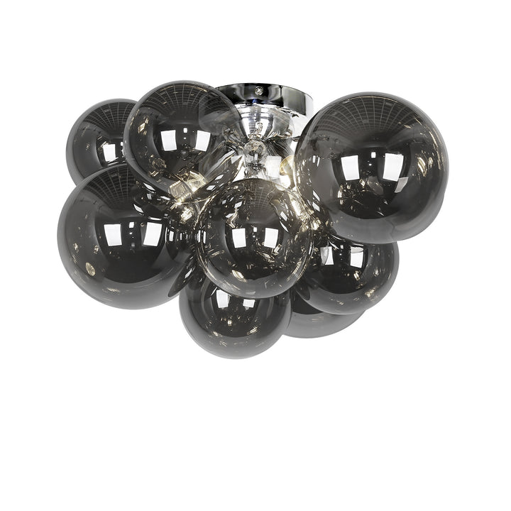 Comet Three Light Flush Mount in Polished Chrome - available from The Lighting Shoppe, trusted by Canadian homeowners