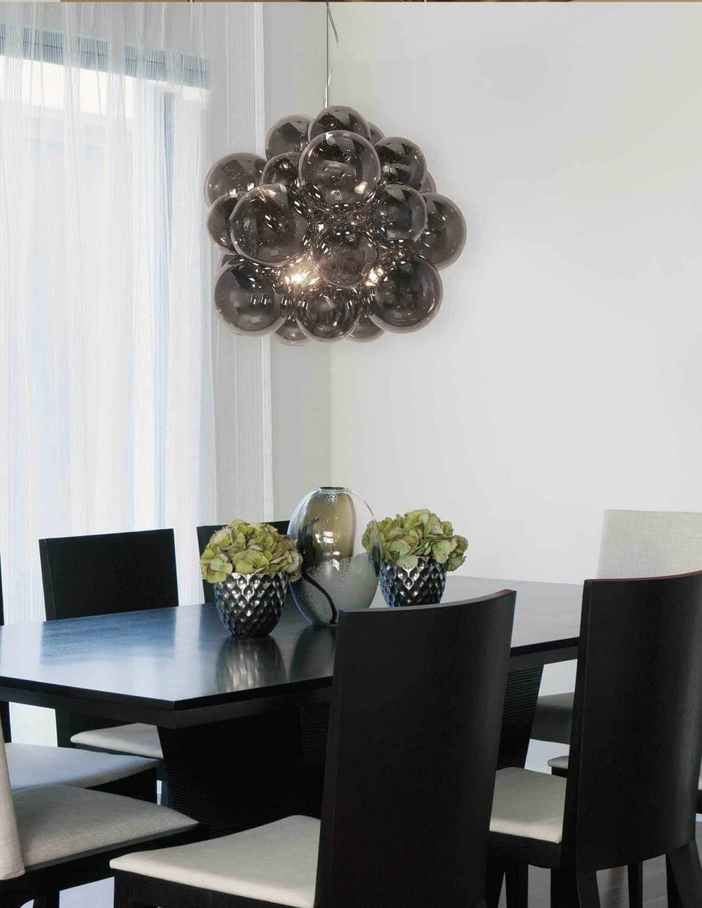 Dainolite Canada - CMT-206P-SM-PC - Six Light Pendant - Comet - Smoke