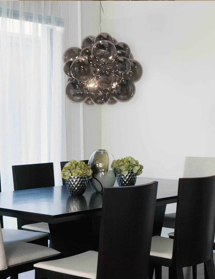 Dainolite Canada - CMT-206P-SM-PC - Six Light Pendant - Comet - Smoke