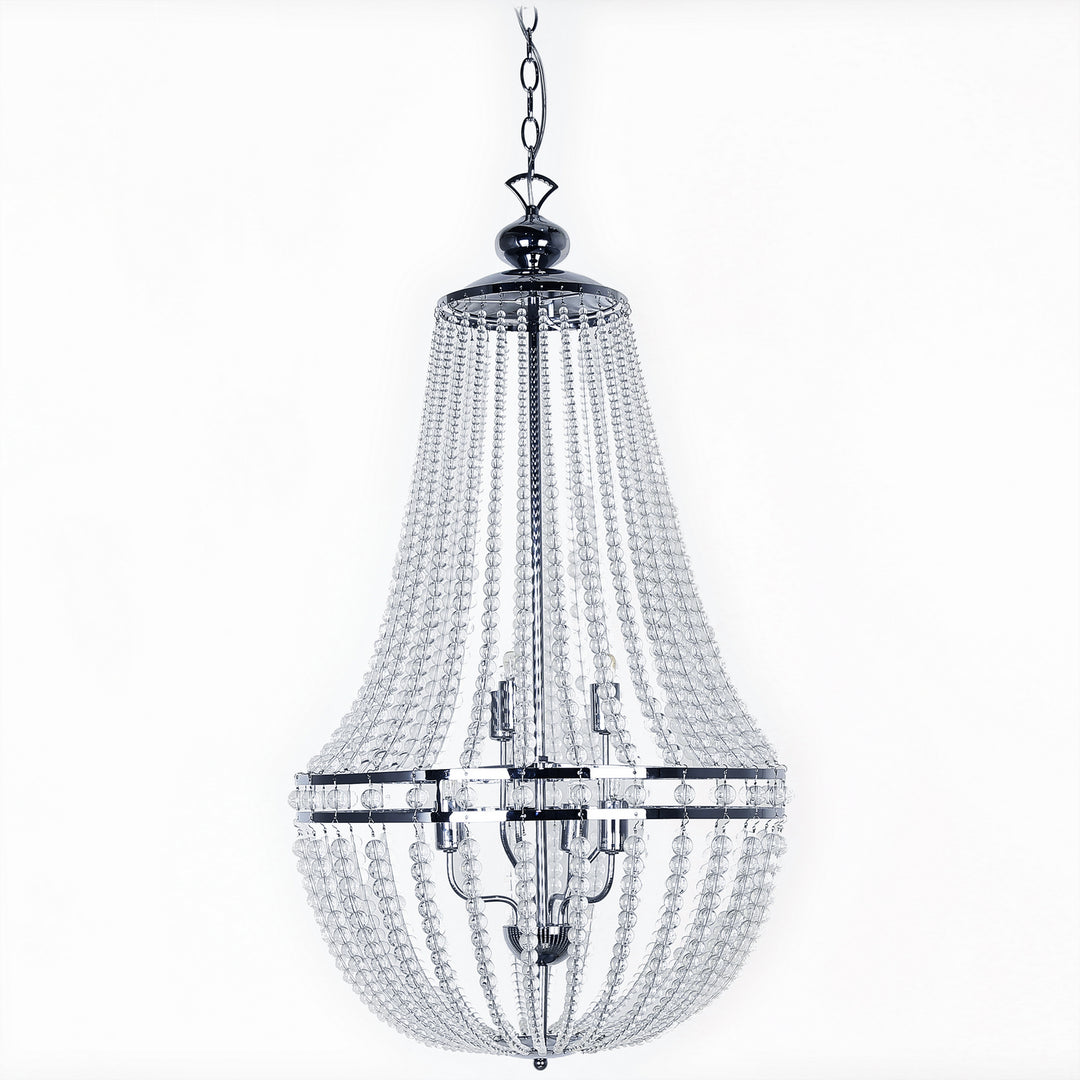 Dawson Six Light Chandelier in Clear - available from The Lighting Shoppe, trusted by Canadian homeowners