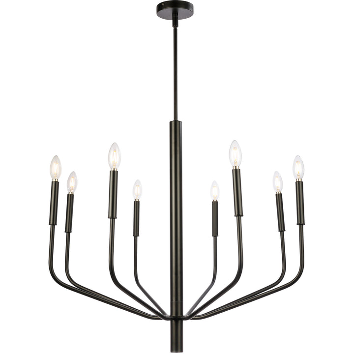 Eleanor Eight Light Chandelier in Black - available from The Lighting Shoppe, trusted by Canadian homeowners