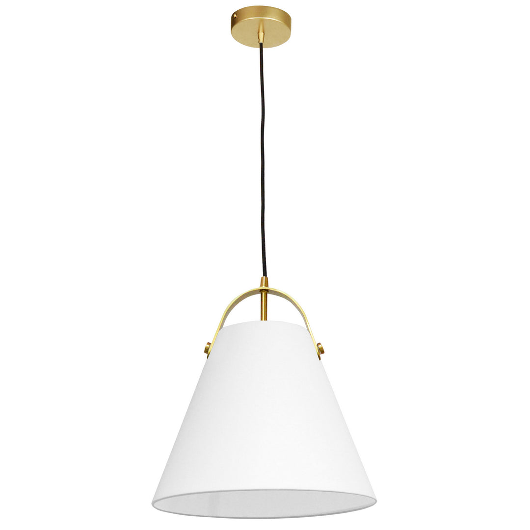 Emperor One Light Pendant in White - available from The Lighting Shoppe, trusted by Canadian homeowners
