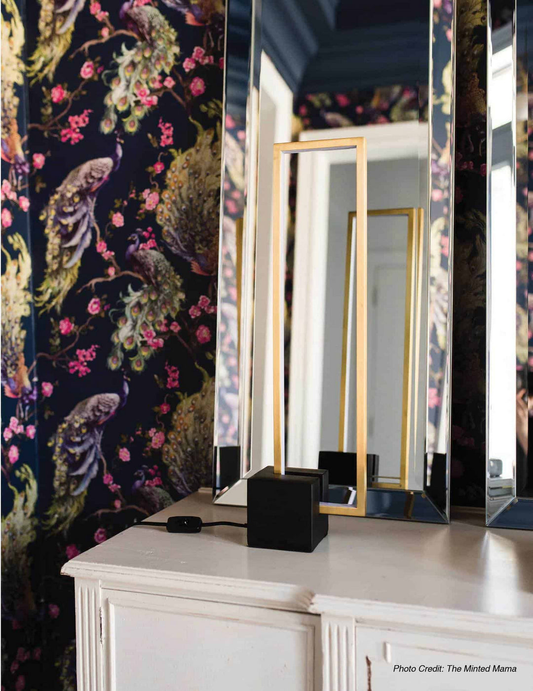 Dainolite Canada - FLN-LEDT25-AGB-MB - LED Table Lamp - Florence - Aged Brass