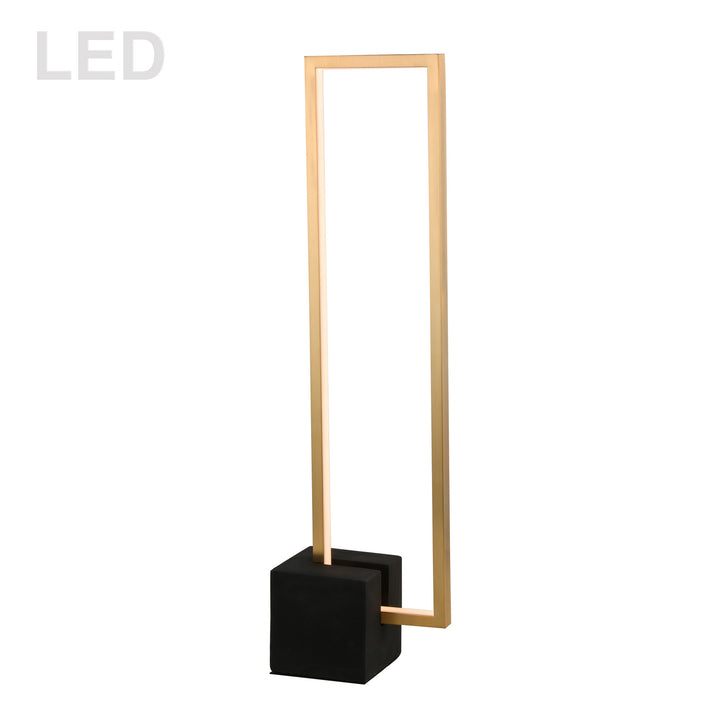Florence LED Table Lamp in Aged Brass - available from The Lighting Shoppe, trusted by Canadian homeowners