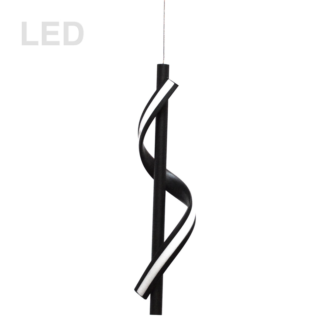 Justine LED Pendant in Black - available from The Lighting Shoppe, trusted by Canadian homeowners