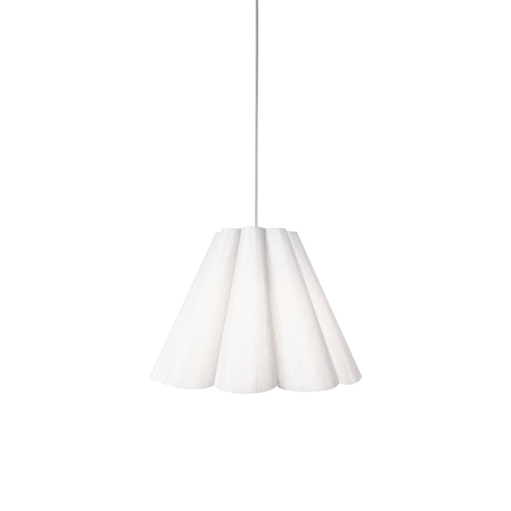 Kendra One Light Pendant in White - available from The Lighting Shoppe, trusted by Canadian homeowners