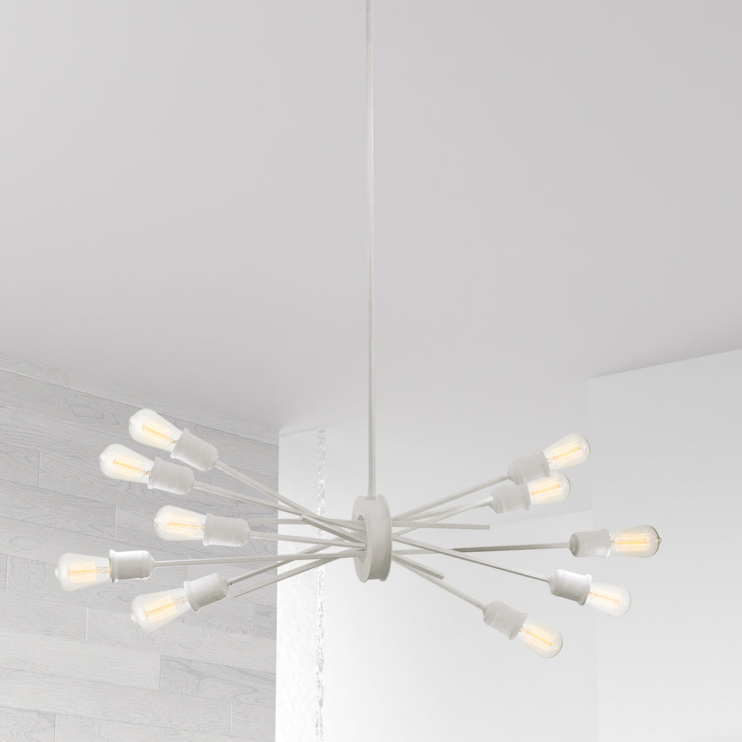 Dainolite Canada - NEB-3910HP-WH - Ten Light Pendant - Nebraska - White