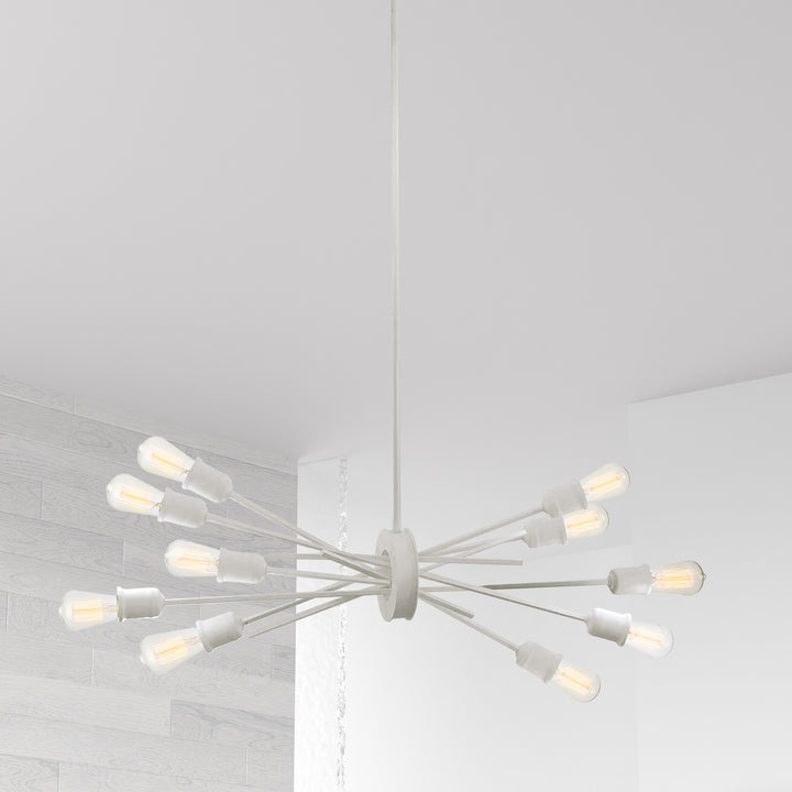 Dainolite Canada - NEB-3910HP-WH - Ten Light Pendant - Nebraska - White