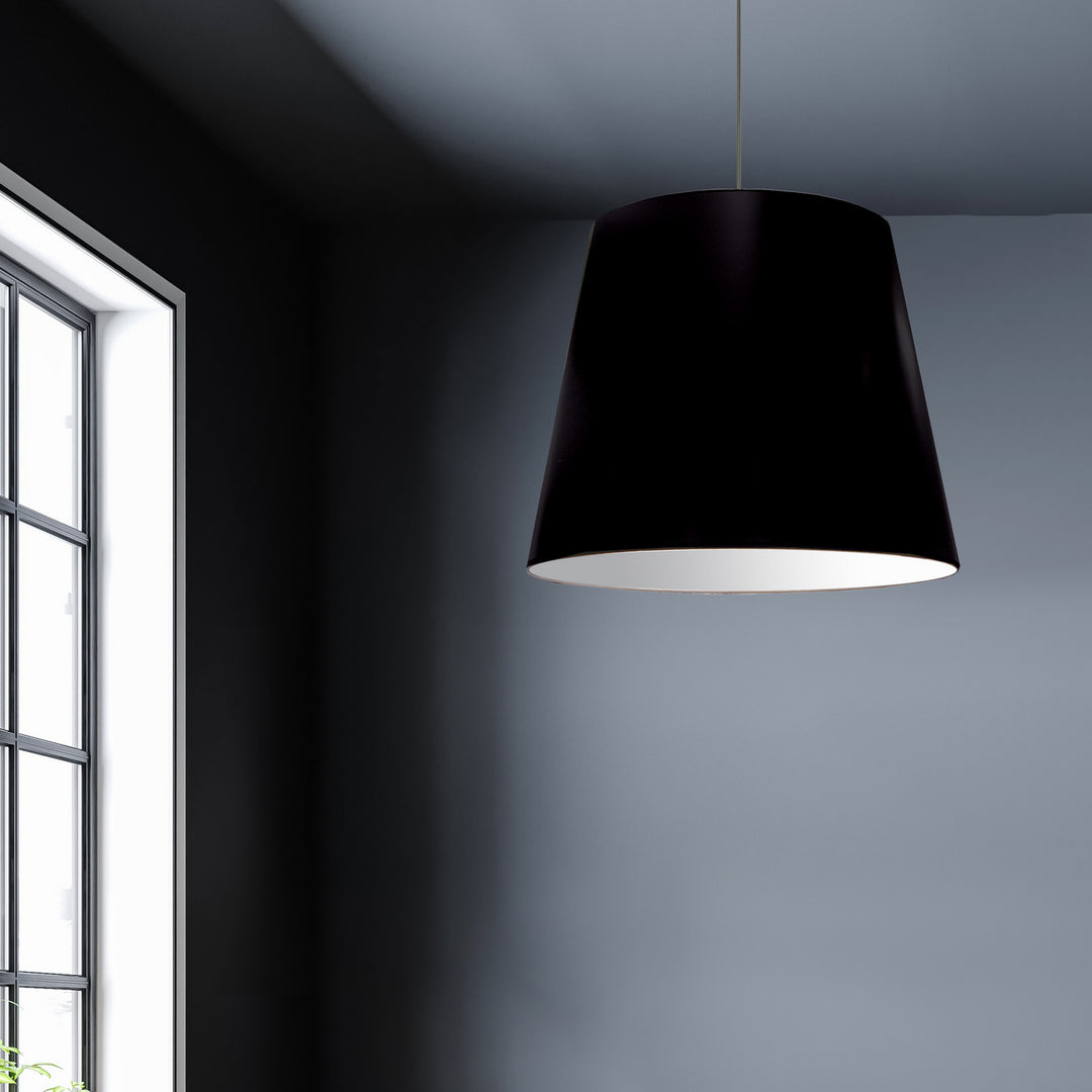 Dainolite Canada - OD-L-797 - One Light Pendant - Oversized Drum - Black
