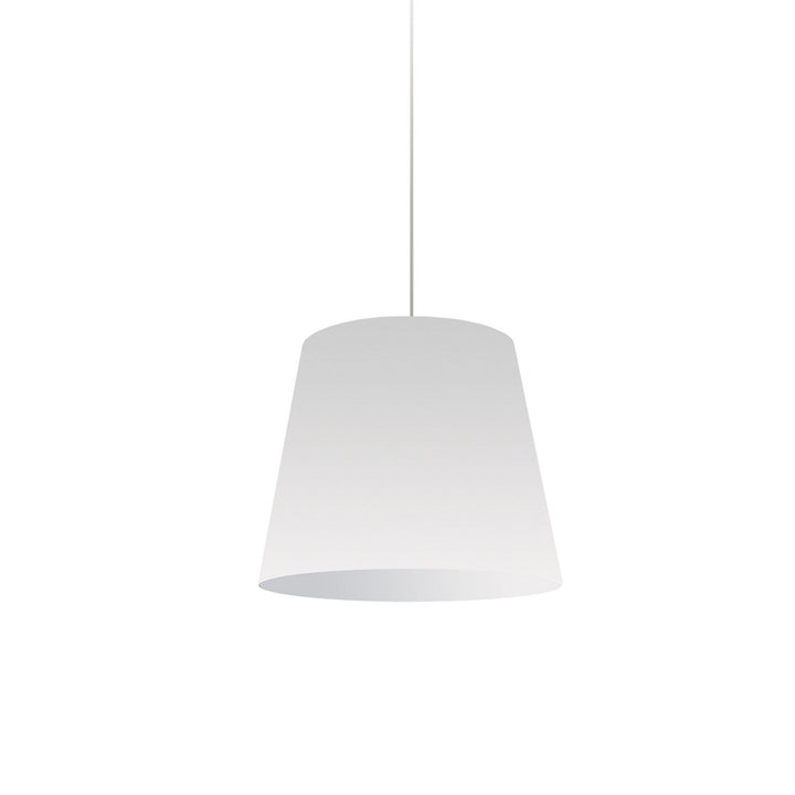Oversized Drum One Light Pendant in White - available from The Lighting Shoppe, trusted by Canadian homeowners