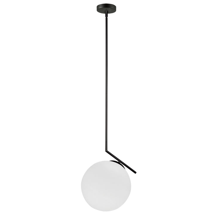 Orion One Light Pendant in Black - available from The Lighting Shoppe, trusted by Canadian homeowners
