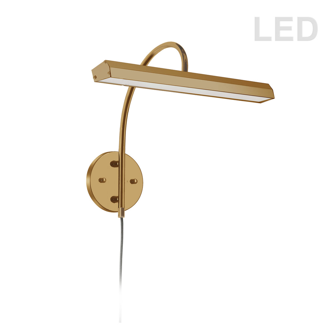 Display/Exhibit LED Picture Light in Aged Brass - available from The Lighting Shoppe, trusted by Canadian homeowners