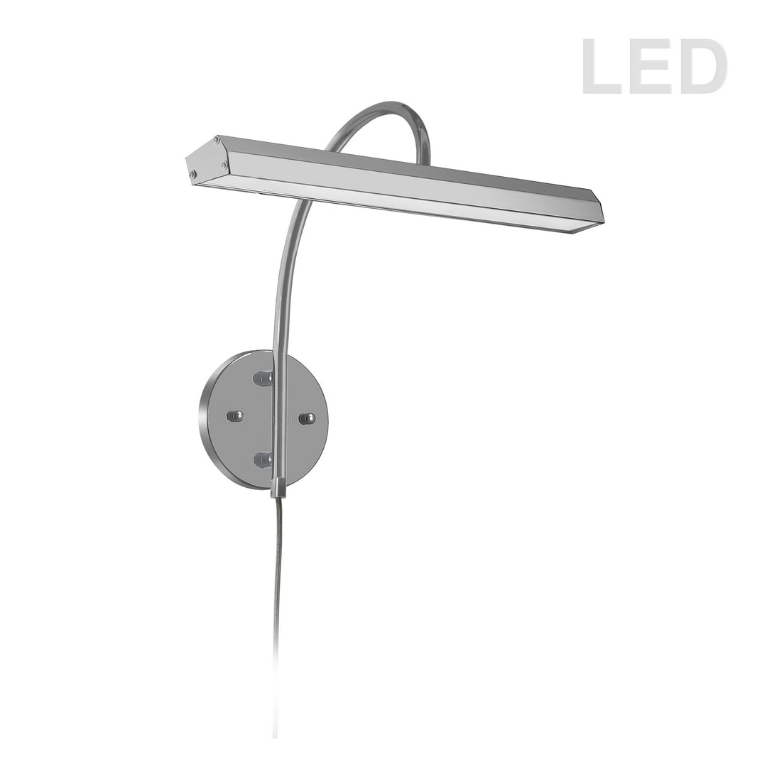 Display/Exhibit LED Picture Light in Satin Chrome - available from The Lighting Shoppe, trusted by Canadian homeowners