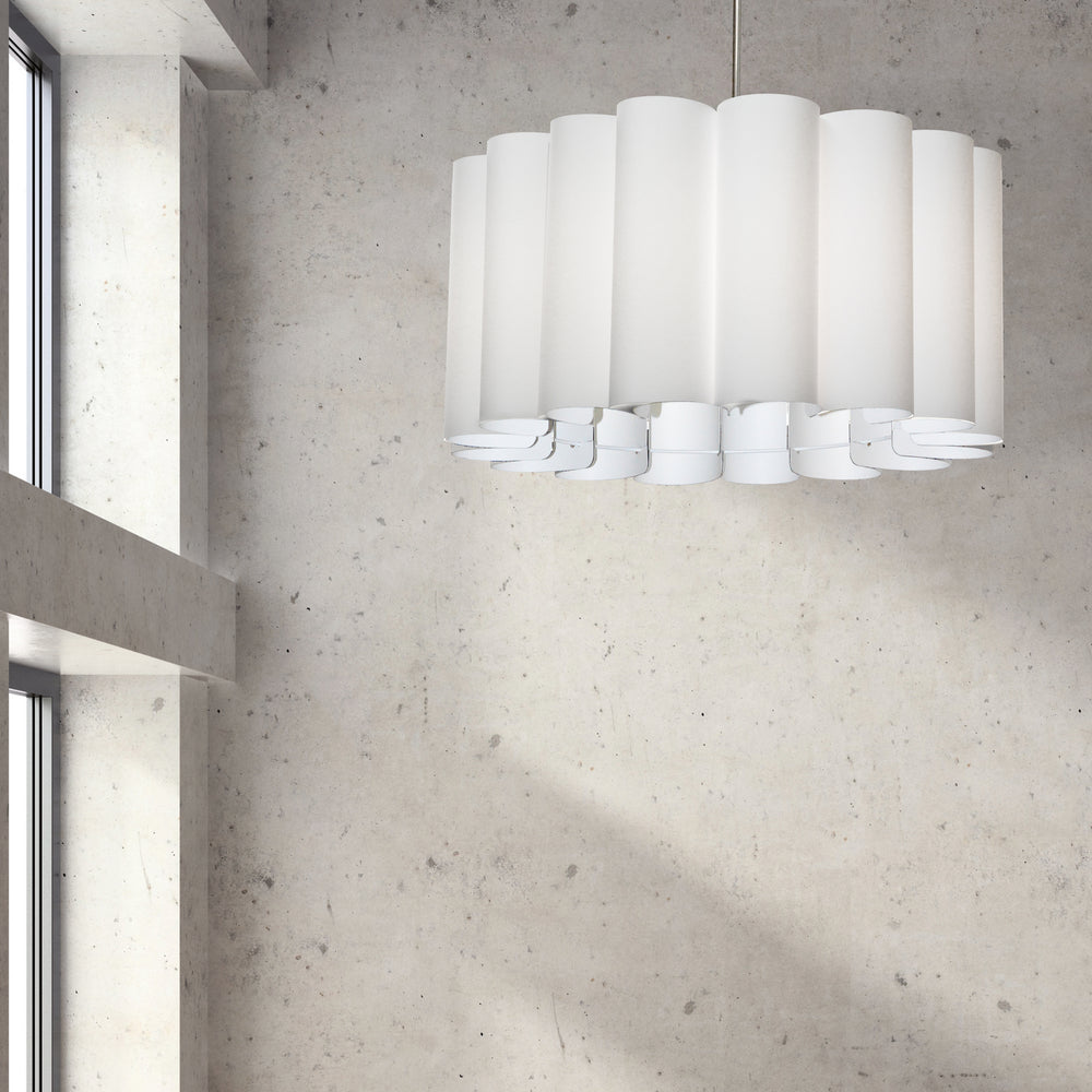 Dainolite Canada - SAN244-PC-790 - Four Light Pendant - Sandra - White