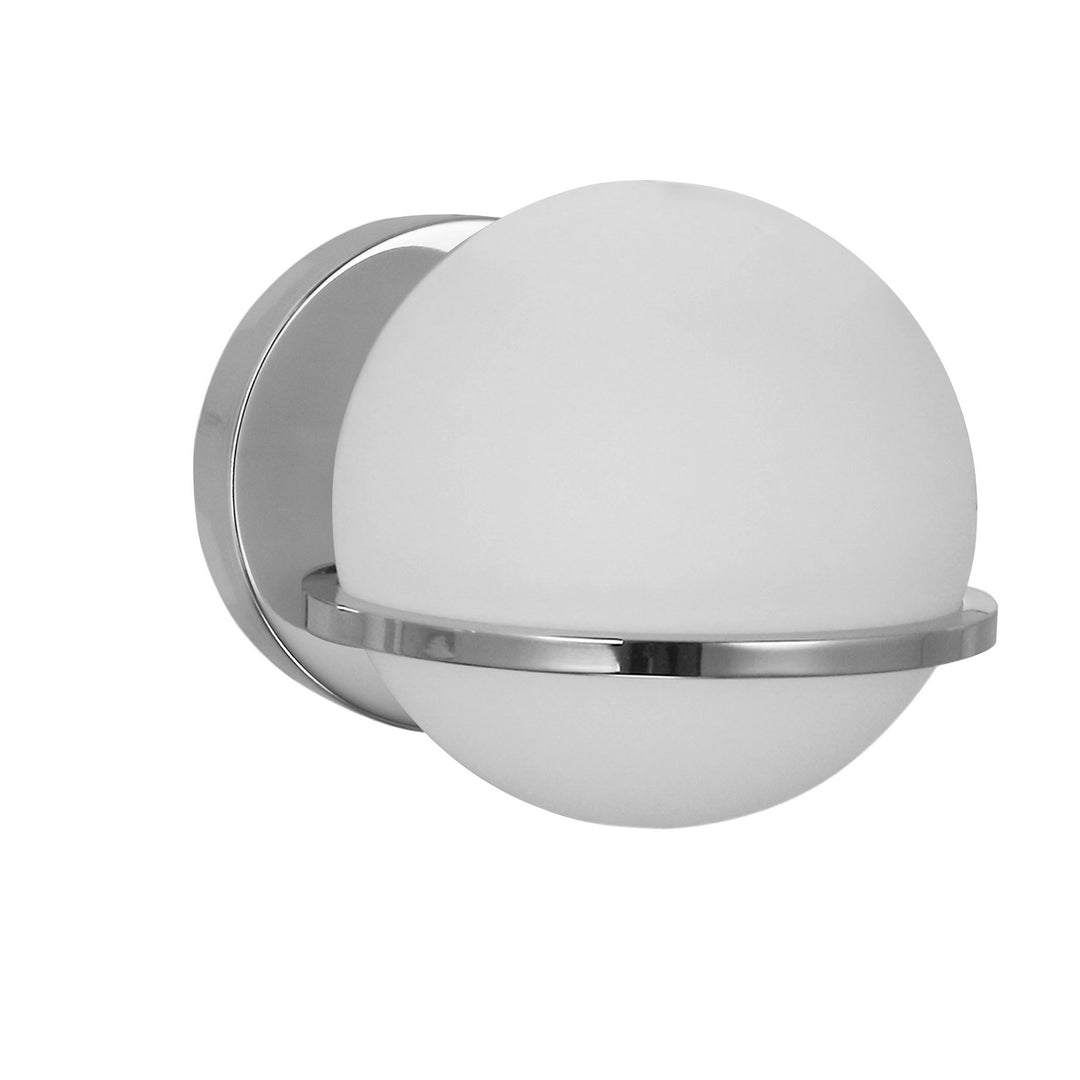 Sofia One Light Wall Sconce in Polished Chrome - available from The Lighting Shoppe, trusted by Canadian homeowners
