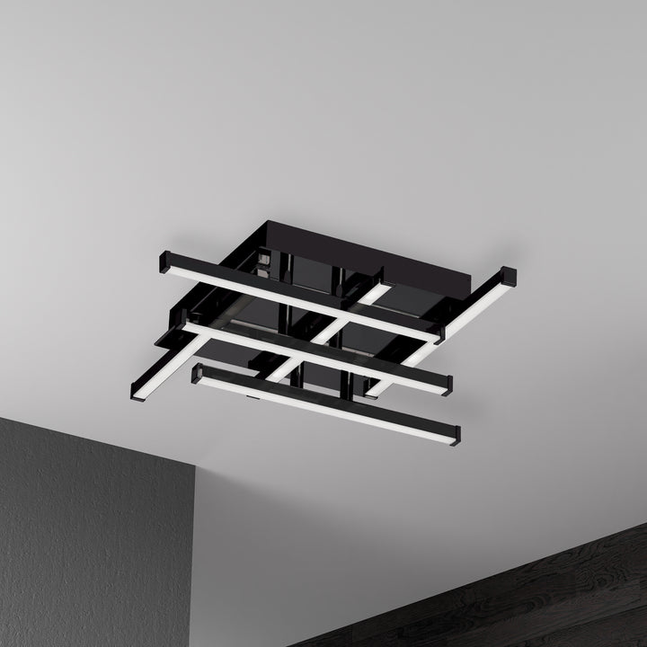 Dainolite Canada - SUM-1414FH-MB - LED Flush Mount - Summit - Black