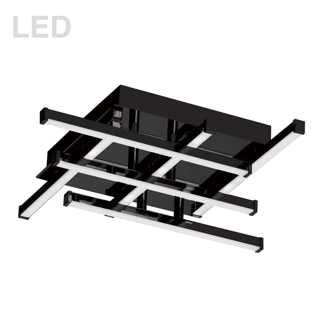 Summit LED Flush Mount in Black - available from The Lighting Shoppe, trusted by Canadian homeowners
