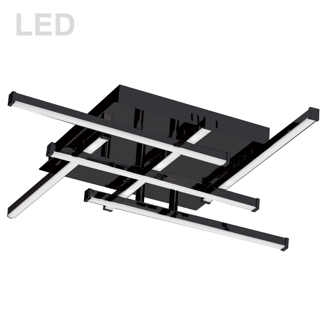Summit LED Flush Mount in Black - available from The Lighting Shoppe, trusted by Canadian homeowners