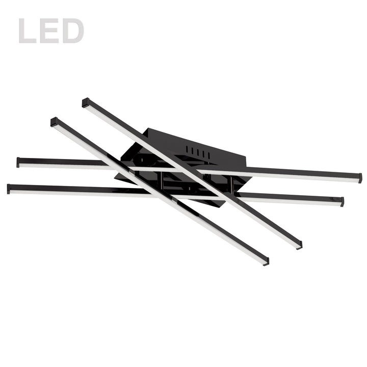 Summit LED Flush Mount in Black - available from The Lighting Shoppe, trusted by Canadian homeowners