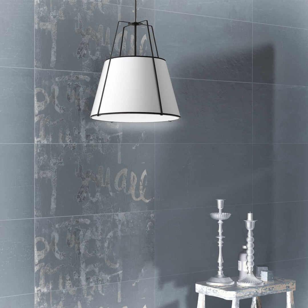Dainolite Canada - TRA-1P-BK-WH - One Light Pendant - Trapezoid - White