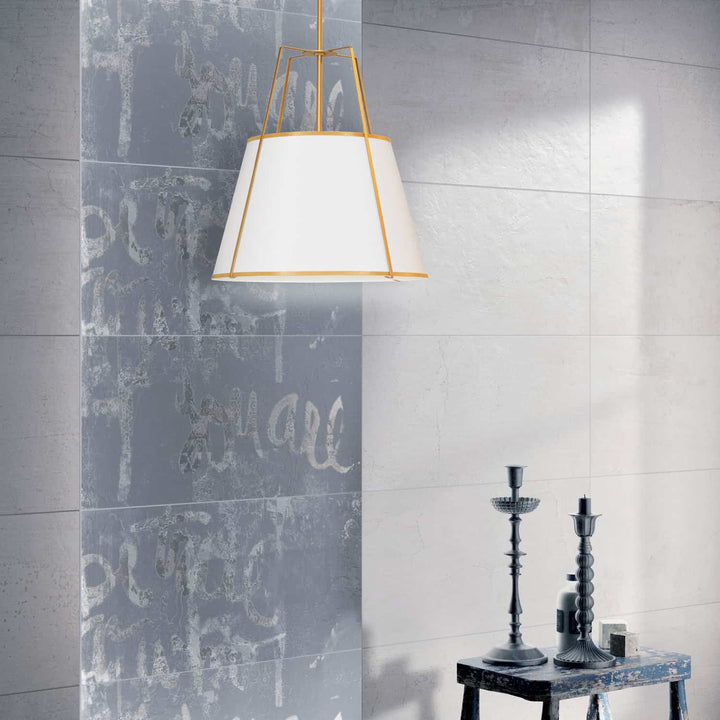 Dainolite Canada - TRA-1P-GLD-WH - One Light Pendant - Trapezoid - White