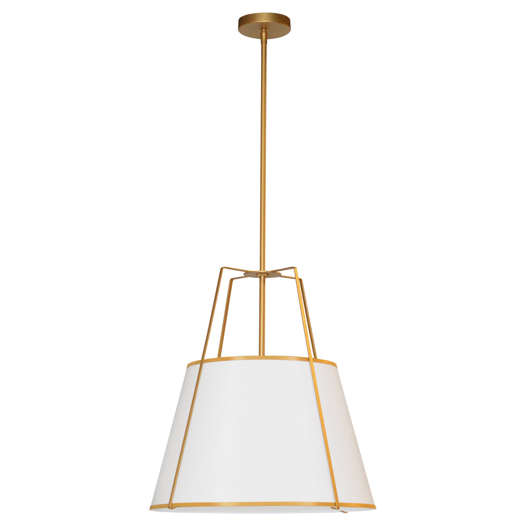 Trapezoid One Light Pendant in White - available from The Lighting Shoppe, trusted by Canadian homeowners