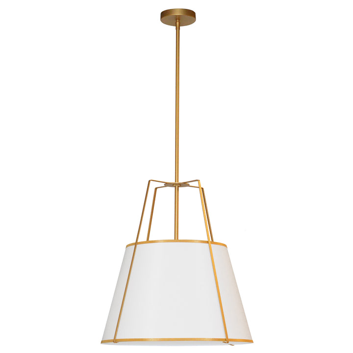 Trapezoid One Light Pendant in White - available from The Lighting Shoppe, trusted by Canadian homeowners