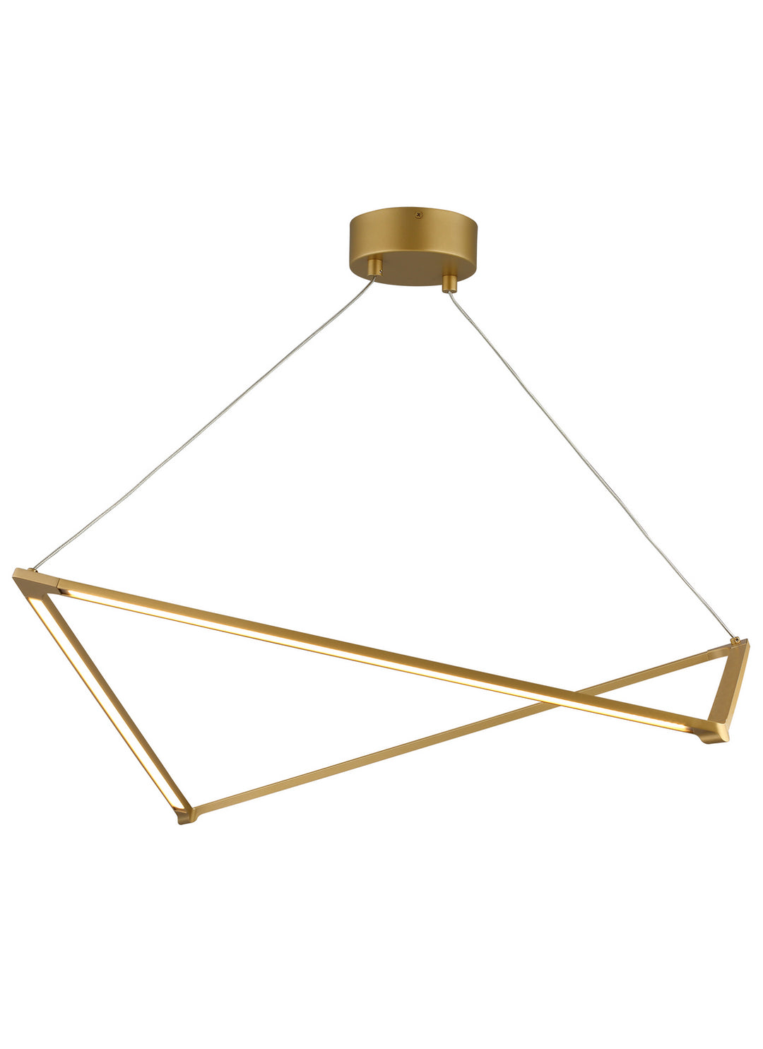 Visual Comfort Modern - 700LSBLTG-LED930-277 - LED Linear Suspension - Balto - Satin Gold