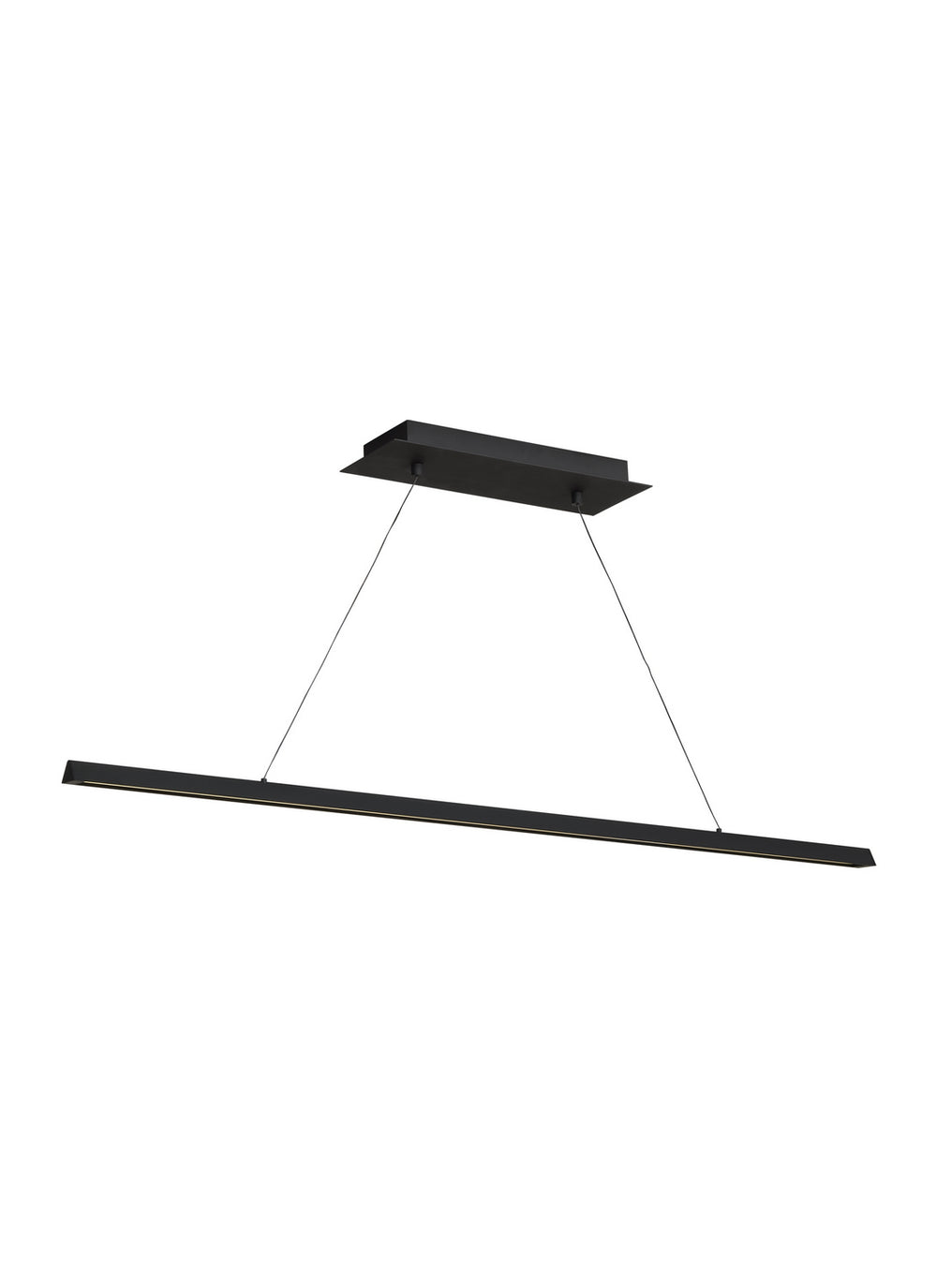 Visual Comfort Modern - 700LSDES48B-LED92730 - LED Suspension - Dessau - Nightshade Black