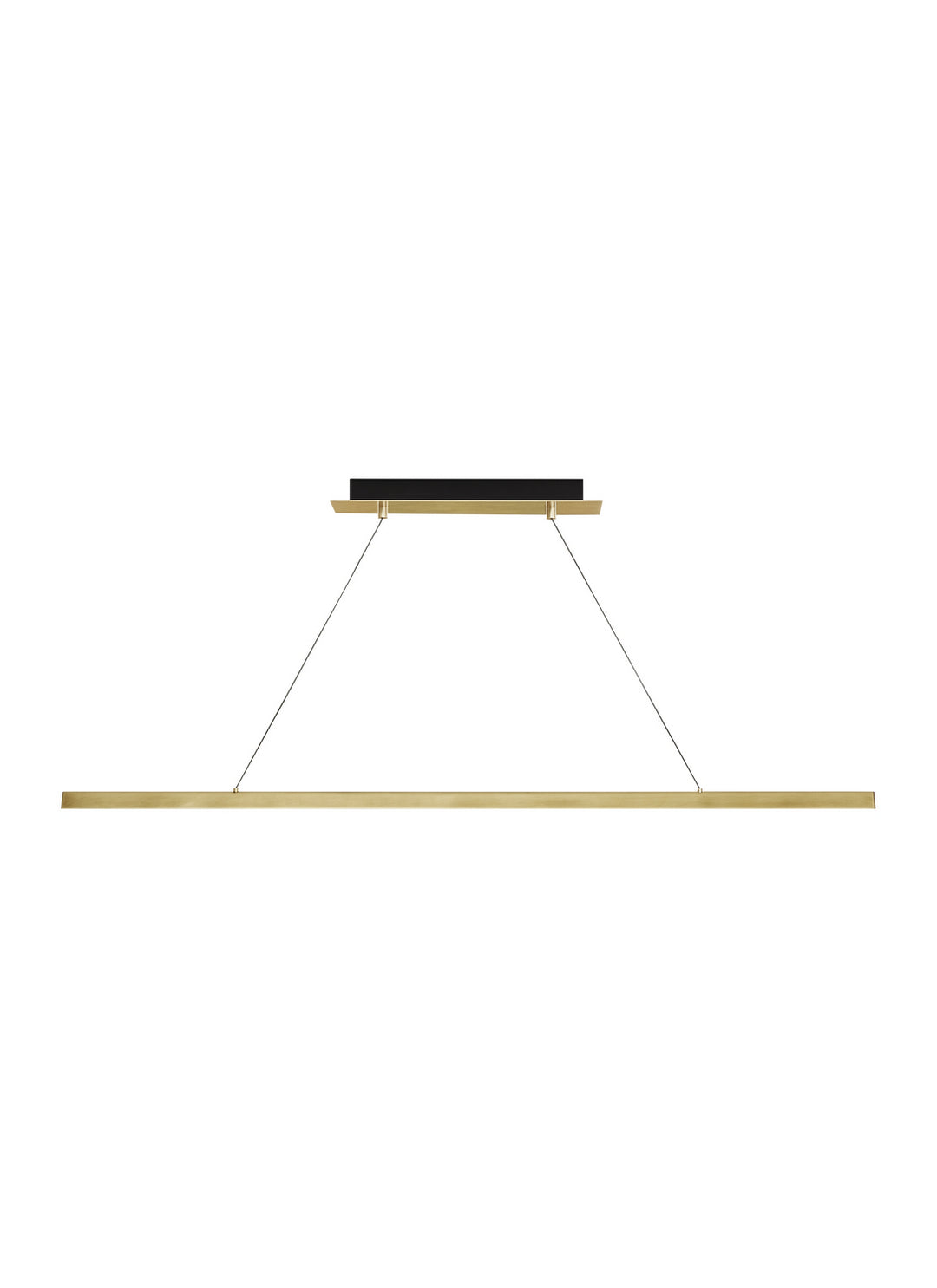 Visual Comfort Modern - 700LSDES48NB-LED92730 - LED Linear Suspension - Dessau - Natural Brass