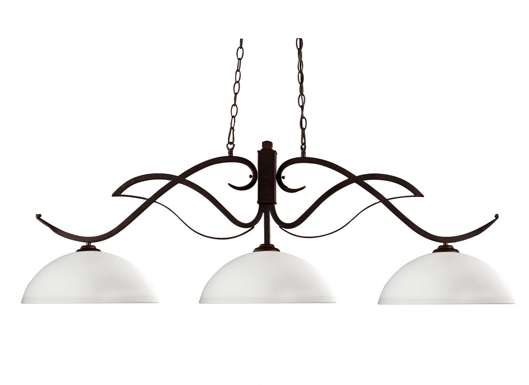 Z-Lite Canada - 126BRZ-DMO14 - Three Light Billiard - Phoenix - Bronze