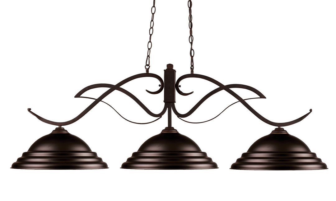 Z-Lite Canada - 126BRZ-SBRZ - Three Light Billiard - Phoenix - Bronze