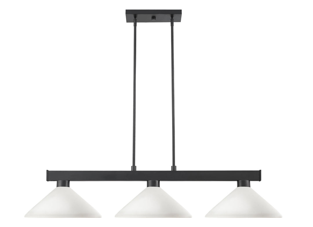 Z-Lite Canada - 152MB-AMO14 - Three Light Billiard - Cobalt - Matte Black