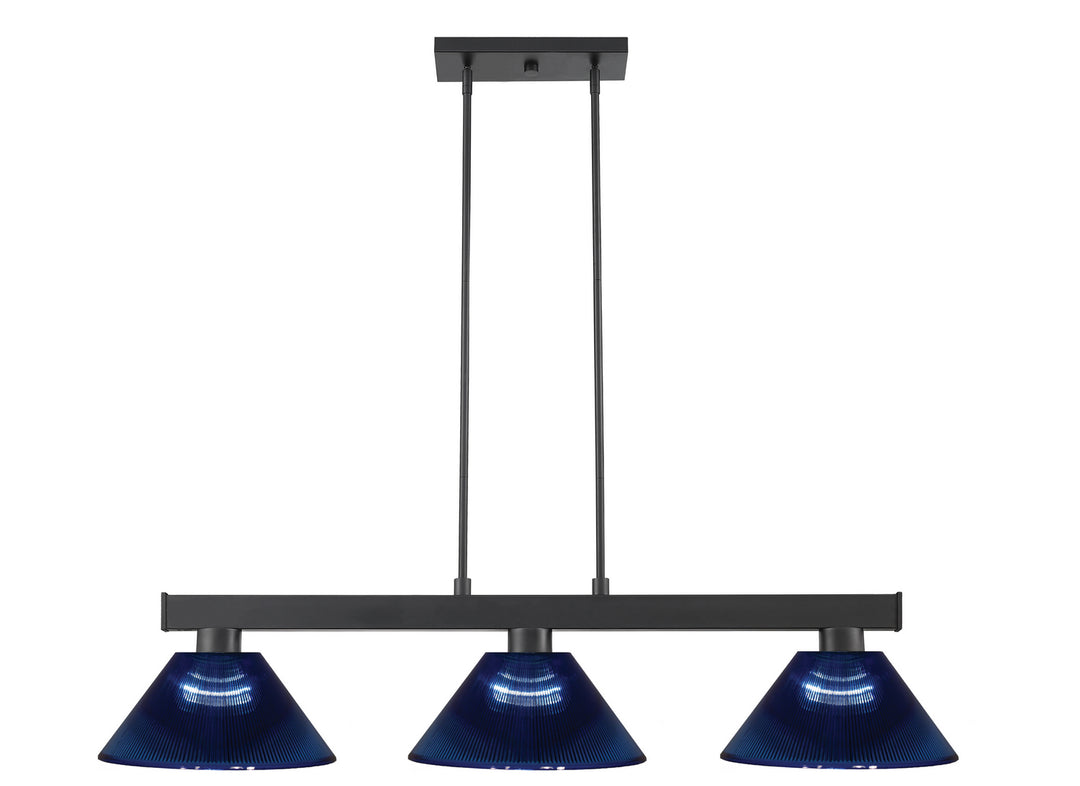 Z-Lite Canada - 152MB-ARDB - Three Light Billiard - Cobalt - Matte Black