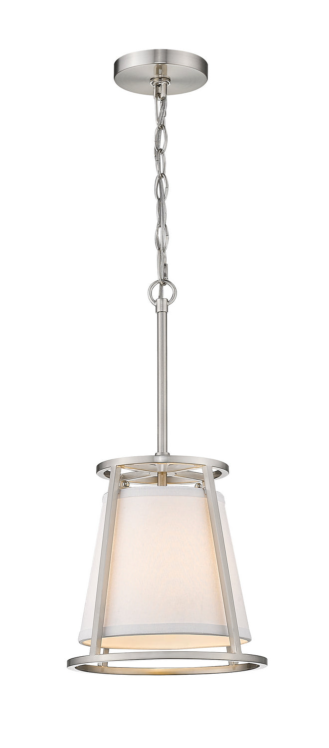Lenyx Pendant One Light Pendant in Brushed Nickel - available from The Lighting Shoppe, trusted by Canadian homeowners